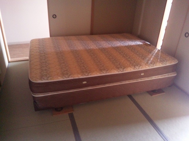 名古屋市中区でベッドの不要品回収です