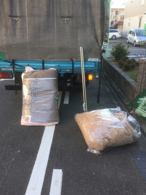 不用品回収サービス！不用品となった布団の回収を名古屋にて行いました