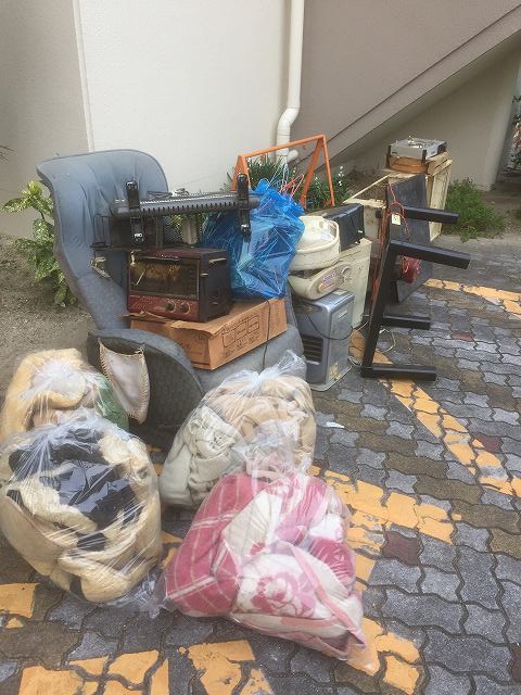 名古屋市昭和区の分譲マンションの不要品回収です