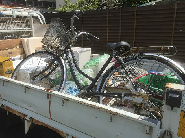 名古屋市中区で引越し後の回収作業です