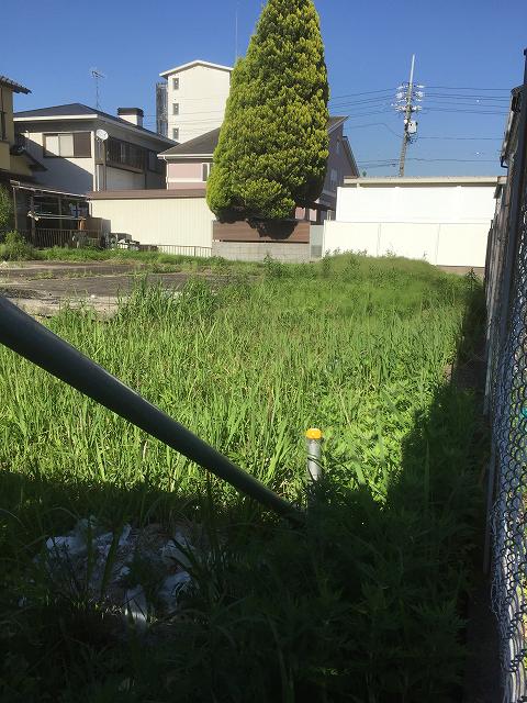 名古屋市中川区で草刈りをやった現場です