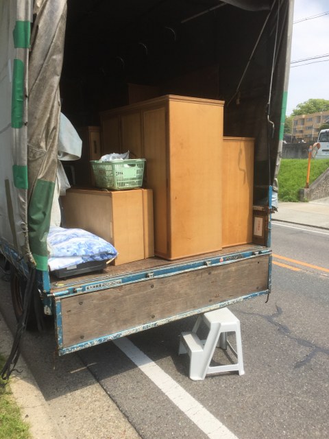 引っ越しに伴い婚礼家具の不用品回収を愛知県清洲市にて行いました